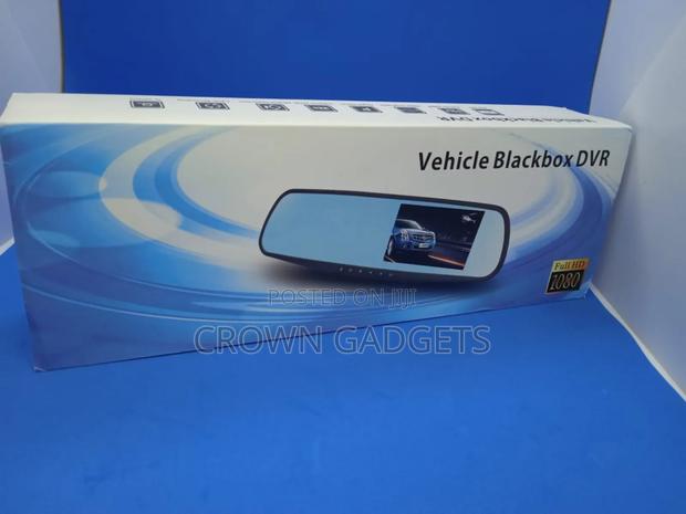 Vehicle DVR Black Box. Dual Lens Camera. Front + Rear - main view