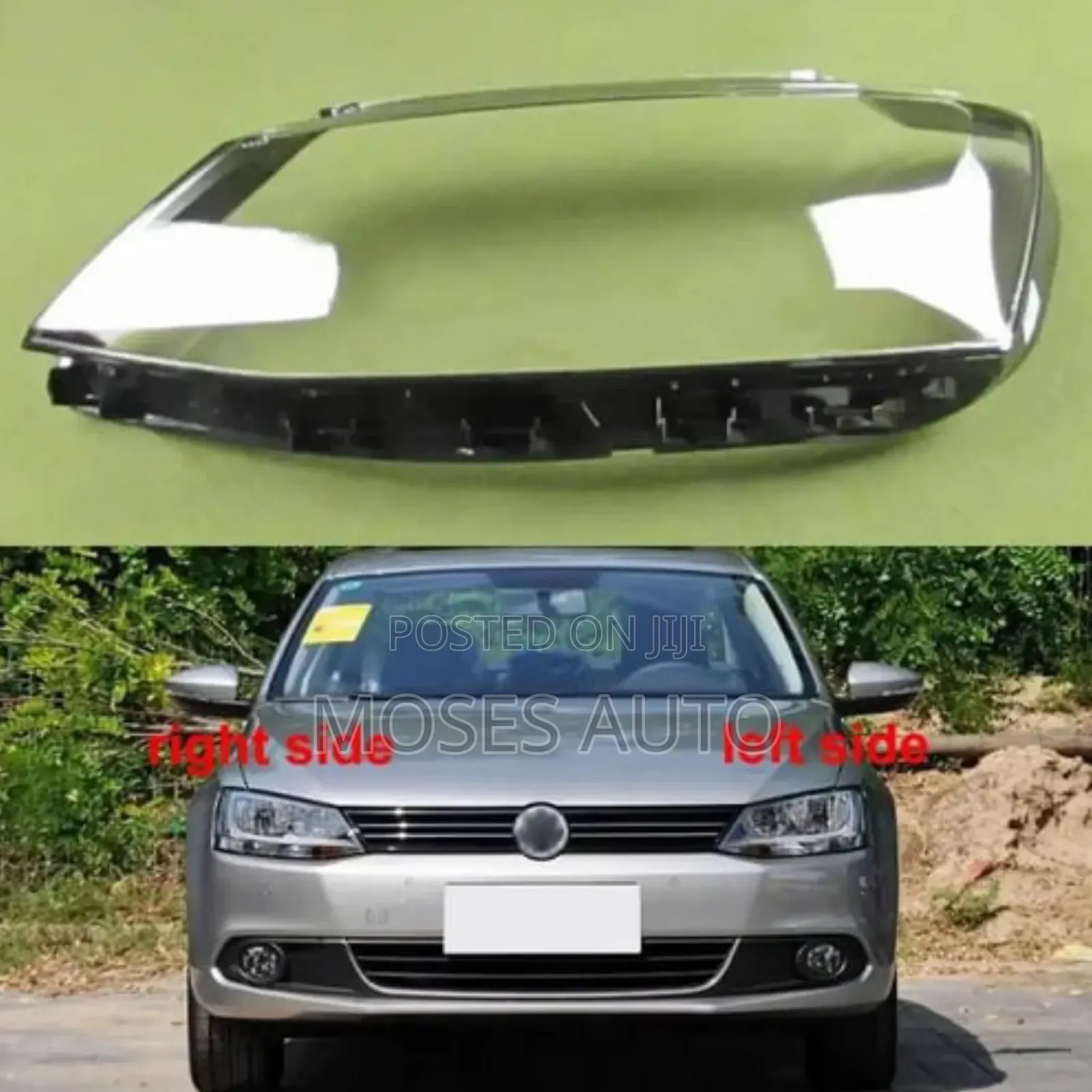 Volkswagen Sagitar Jetta 2011-2017 Headlight Lens