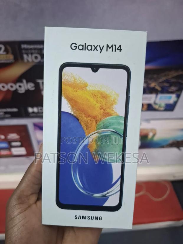 New Samsung Galaxy M14 128 GB Silver - thumbnail 3