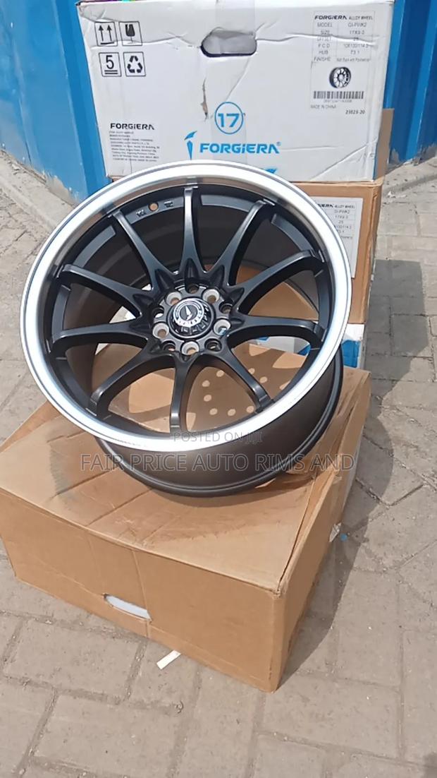Rims Size 17 and 16 Offset Black Silver Line - thumbnail 2