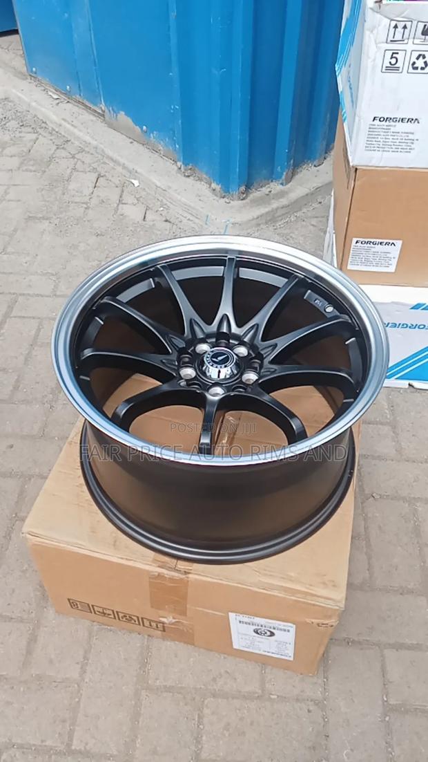 Rims Size 17 and 16 Offset Black Silver Line - thumbnail 3