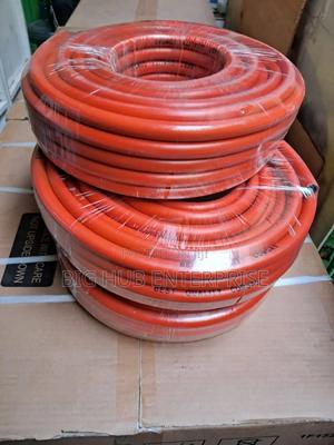 Reinforced LPG Gas Pipe 25 Meter With 2 Clamps Hose Pipe - thumbnail 2