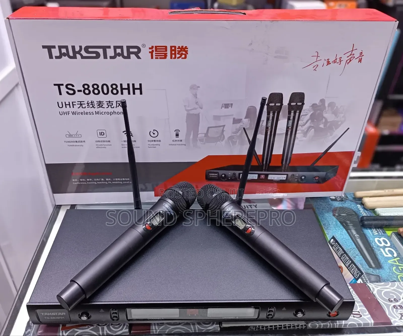Takastar TS8808HH 2in1 Wireless Microphone
