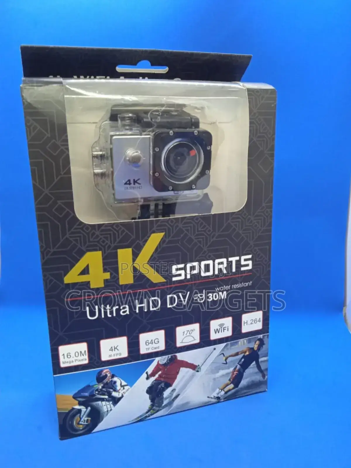 Ultra HD Action Camera With Image Stabilization