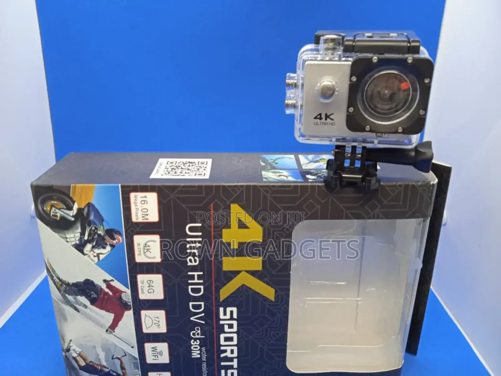 Ultra HD Action Camera With Image Stabilization