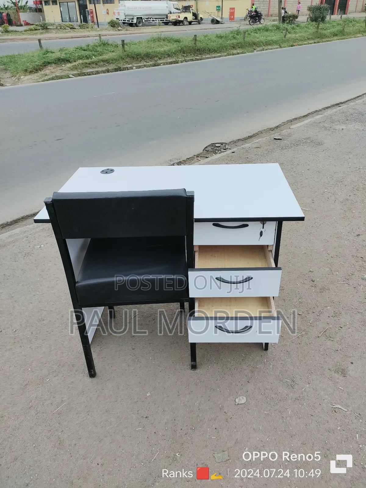 Office Study Desk With Chair