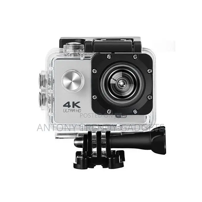 Waterproof Action Camera With Wifi, Live View Loop Record