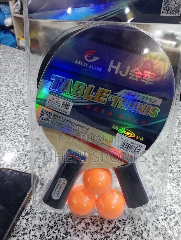 Table Tennis Racket Set ; Two Bats, 3 Balls; 3 Star