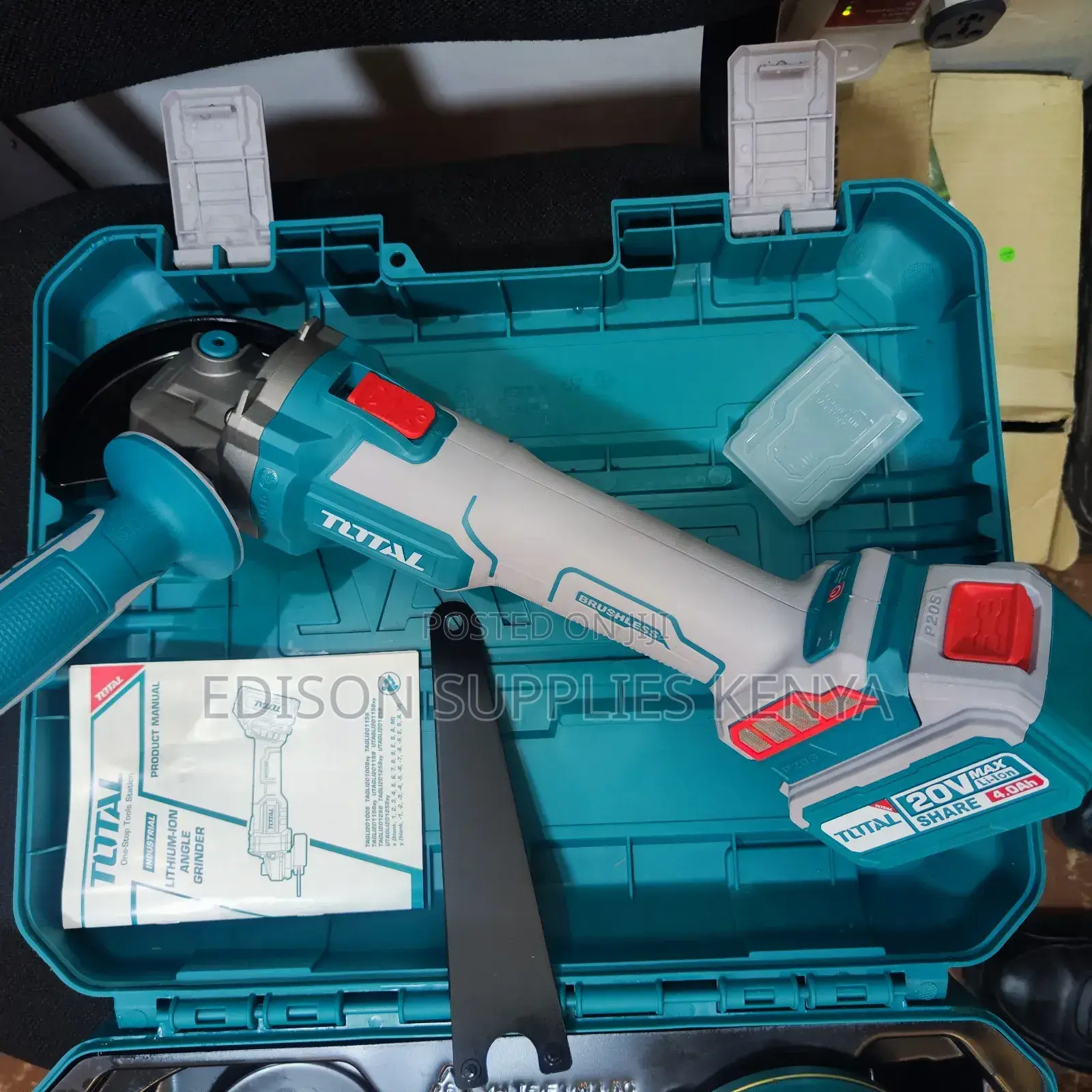 Angle Grinder Total Cordless Angle Grinder 115mm + 4.0ah Battery