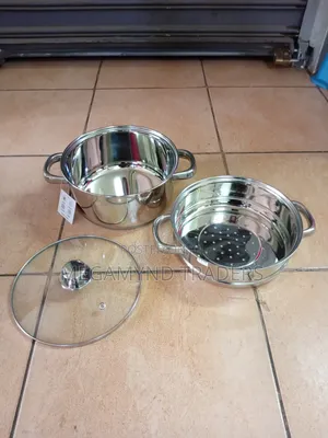 Vegetables Steamer/3pc Steamer Set/Stainless 2 Tire Pot