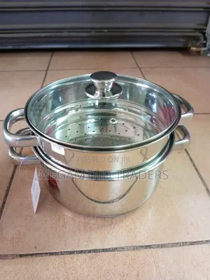 Vegetables Steamer/3pc Steamer Set/Stainless 2 Tire Pot