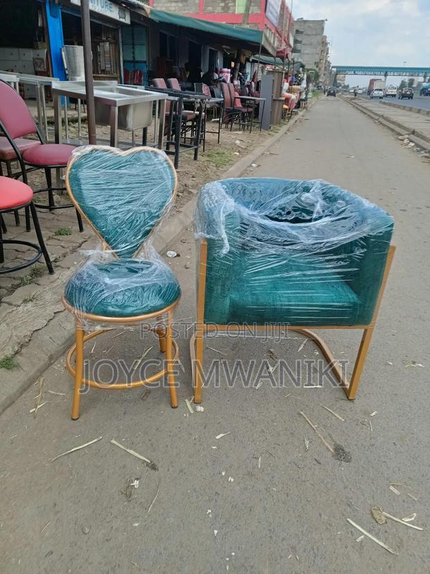 Manicure Seats 2 Pieces, Green Colour - thumbnail 3