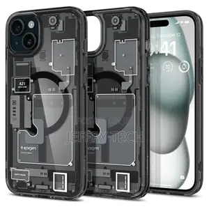 Spigen Ultra Hybrid Magfit Back Cover Case for iPhone 15