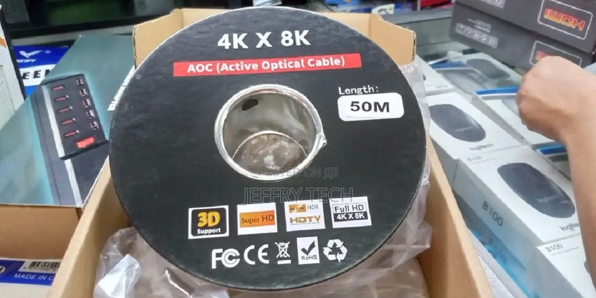 Fiber Optic HDMI to Hdmi Cable 50 Meter