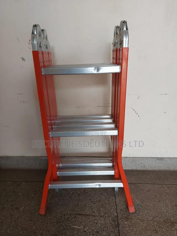 4by3/12ft/3.7meters Iron Multipurpose Ladders - thumbnail 3