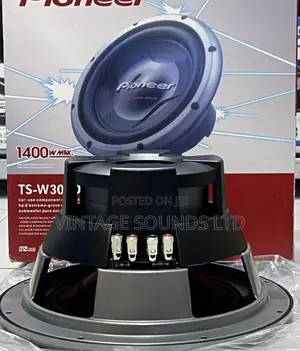 Pioneer Ts-308d4 Car Subwoofer Double Voice Coil (1400W)