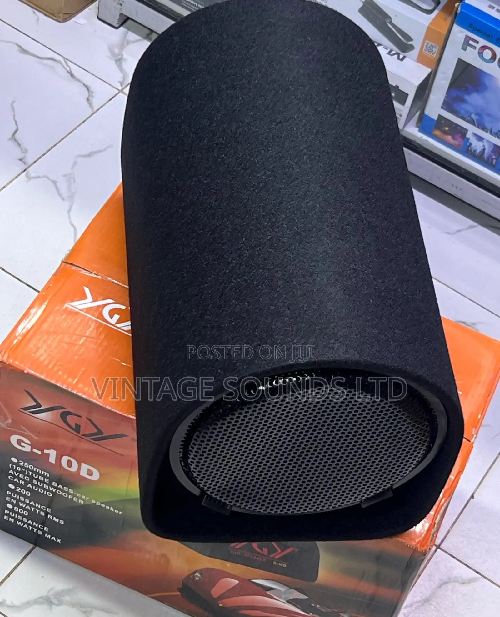 YGY G-10d Powered 10inch Car Subwoofer/ Bass Speaker