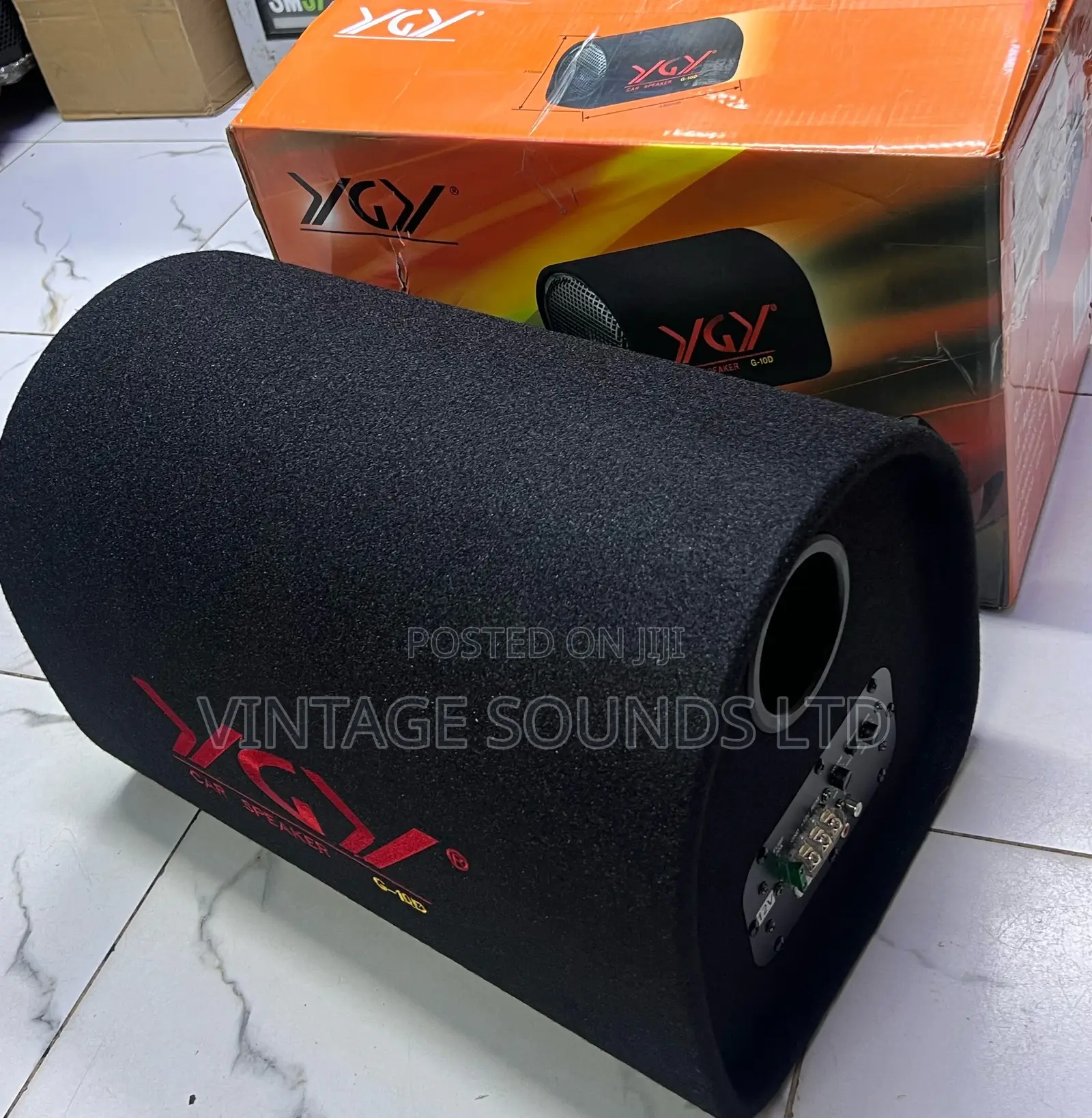 YGY G-10d Powered 10inch Car Subwoofer/ Bass Speaker