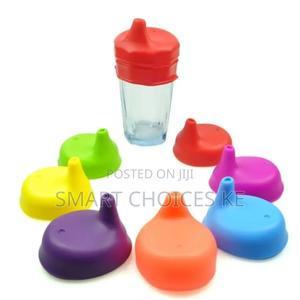 Silicone Sippy Cup Lids* Super Durable, Spill and Leak - main view