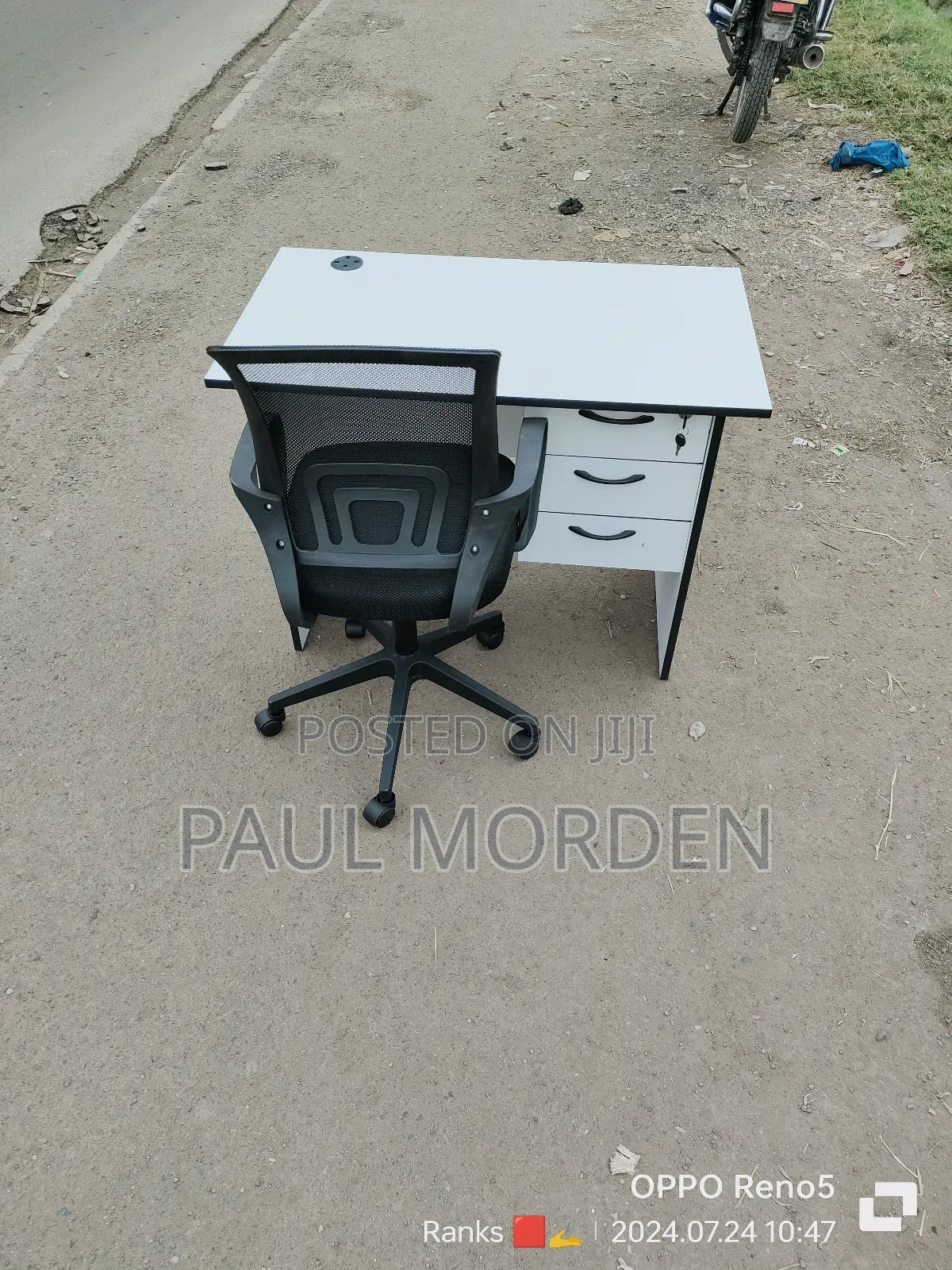 Office Mesh and Chair
