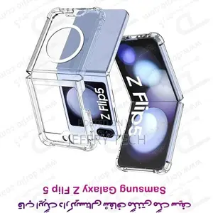 Samsung Galaxy Z Flip 5 Clear Magnetic Cover For Samsung