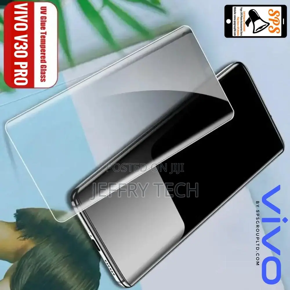 Vivo V30 Pro UV Clear Glass Screen Protector