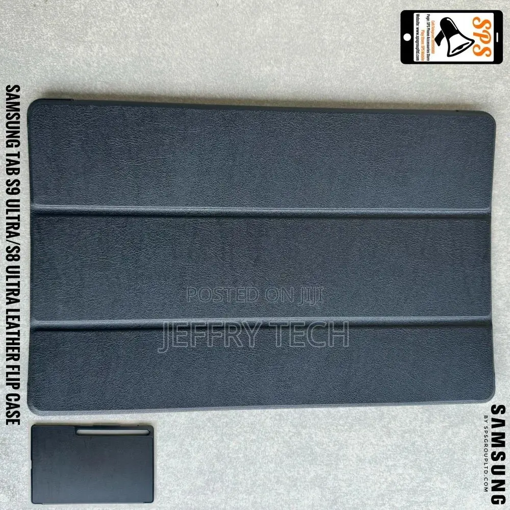 Samsung Tab S9 Ultra/S8 Ultra Leather Flip Case