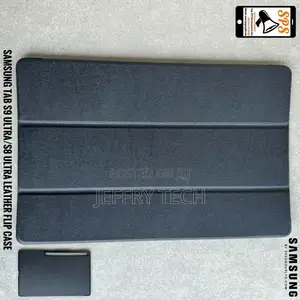 Samsung Tab S9 Ultra/S8 Ultra Leather Flip Case