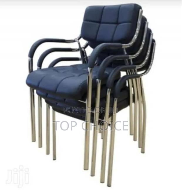 Armrest Chrome Visitors Chairs - main view