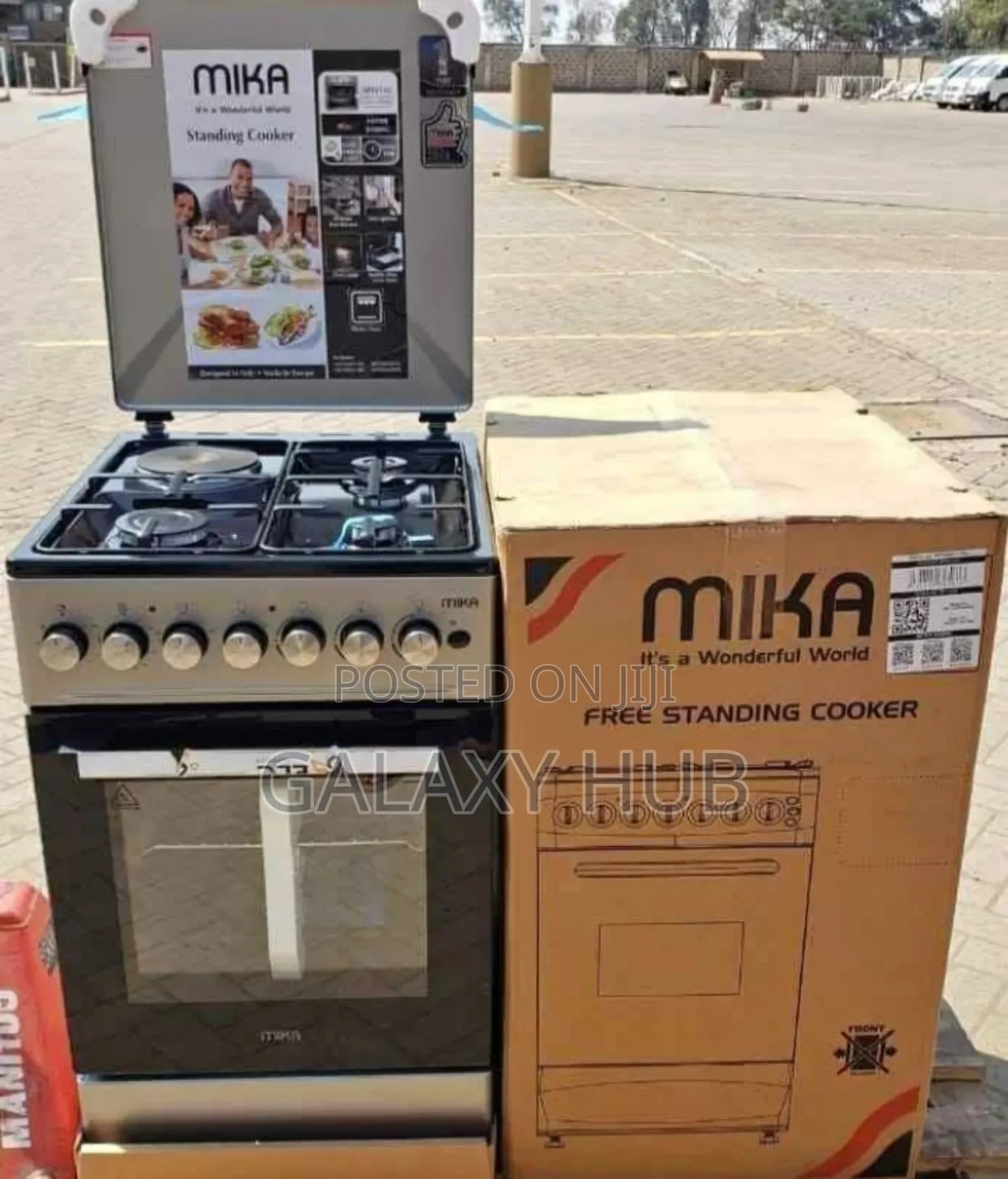 Mika 50 By 60 Standing Cooker 3+1 With Electric Oven