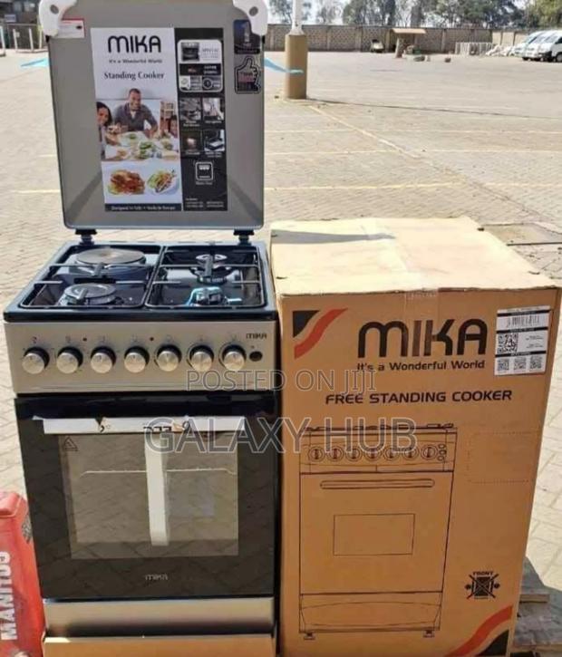 Mika 50 By 60 Standing Cooker 3+1 With Electric Oven