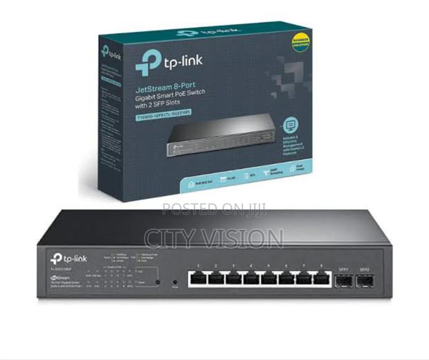 Jetstream 10-Port Gigabit Smart Switch With 8-Port Poe+