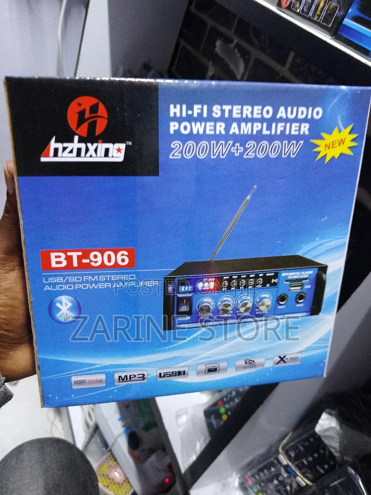 Hifi Stereo Audio Power Amplifier 400watts With BT/FM/USB