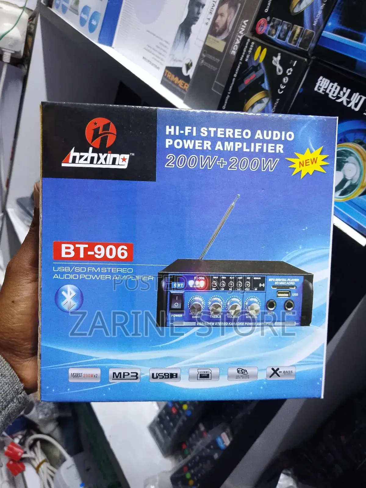 Amplifier Audio Music System With Bluetooth - Car Amplifier