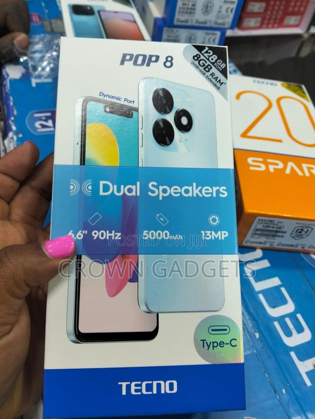 New Tecno Pop 8 128 GB - main view