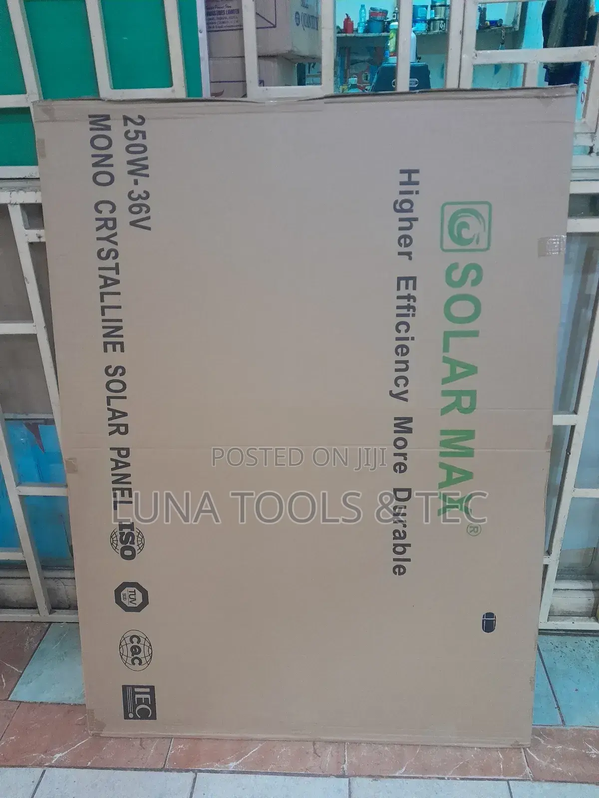 Solarmax Mono Crystalline Solar Panel 250W 36V Max Output