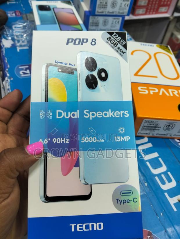 New Tecno Pop 8 128 GB - main view