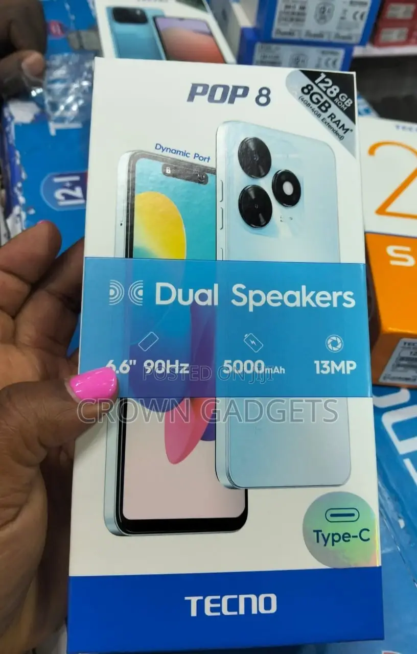 New Tecno Pop 8 128 GB