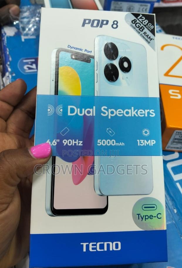 New Tecno Pop 8 128 GB - main view