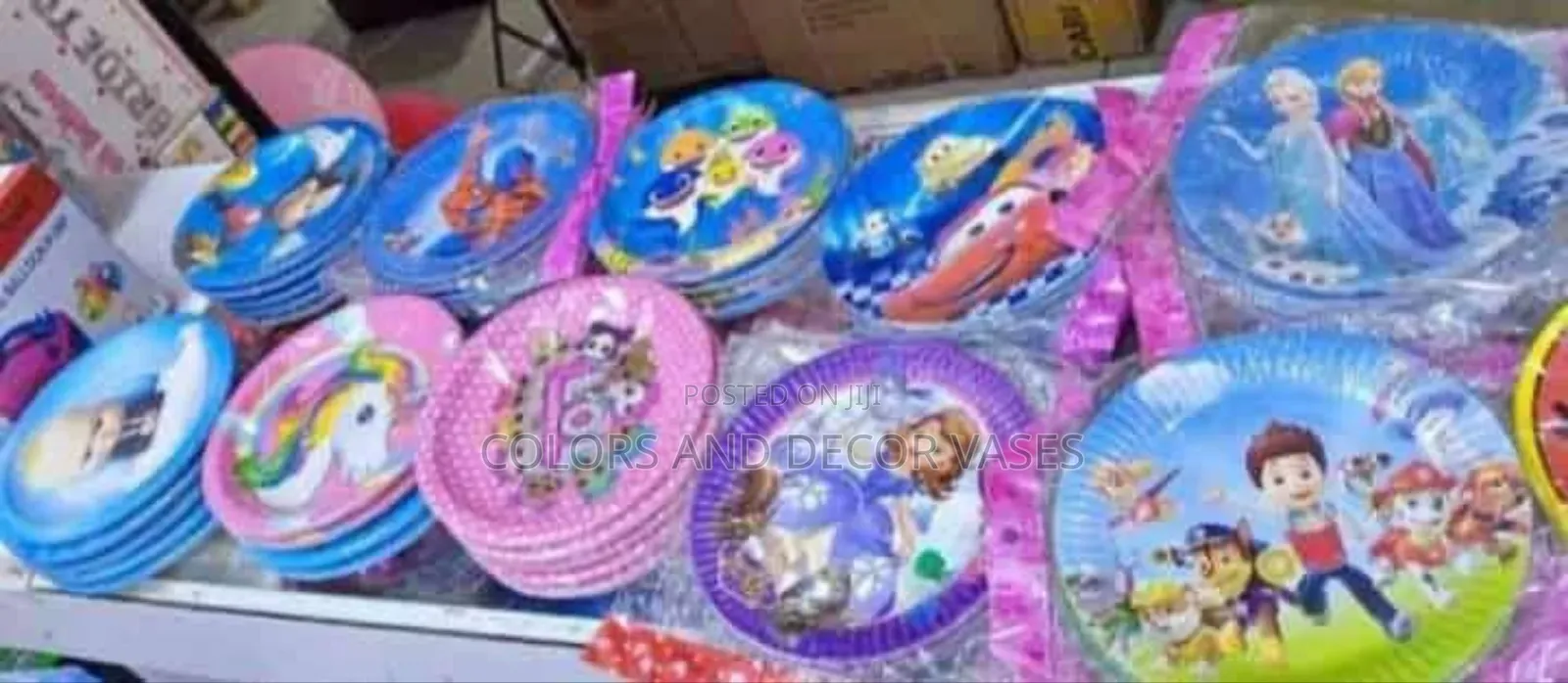 Birthday Themed Plates