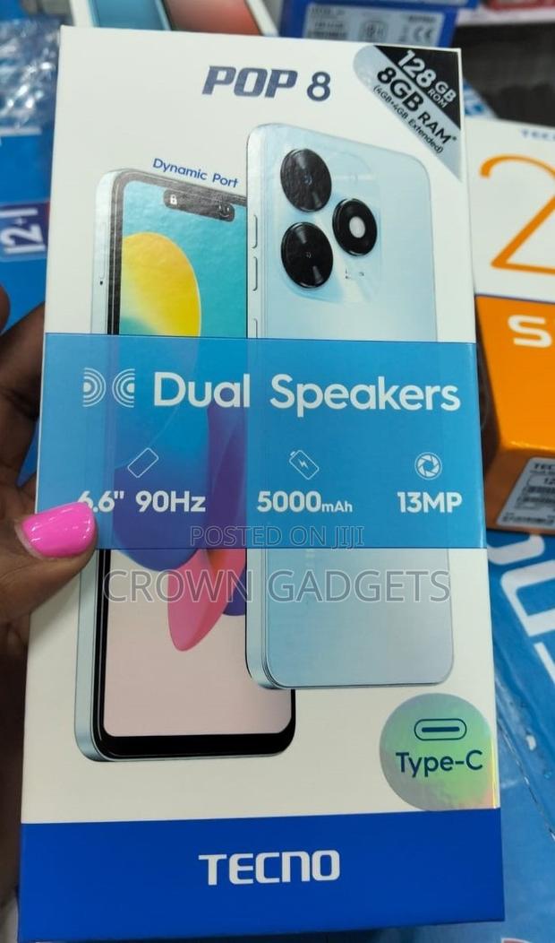 New Tecno Pop 8 128 GB - thumbnail 3