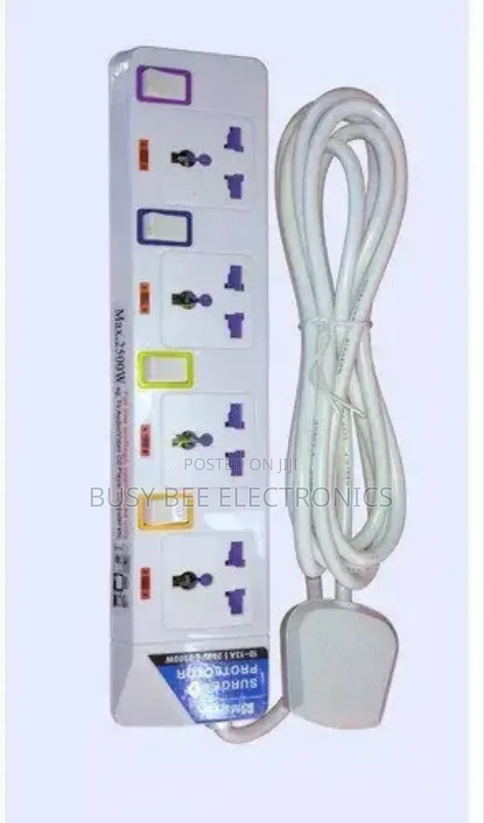 Marken 4-Way Extension With Surge Protector