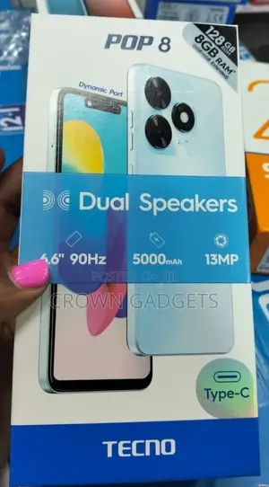 New Tecno Pop 8 128 GB