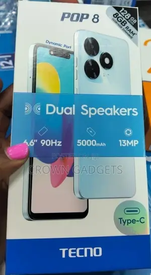 New Tecno Pop 8 128 GB