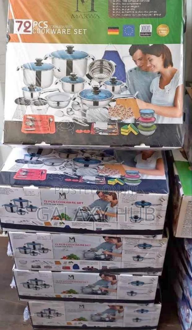 Marwa 30pcs Stainless Steel Cook Ware Set