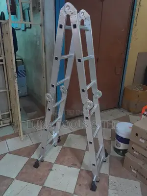 Aluminium Multi-Purpose Ladder,Max,150kgs,12ft.