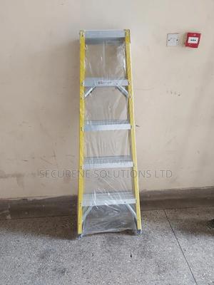 5ft/5steps/1.85meters Fibreglass Double Sided a Type Ladder - thumbnail 2