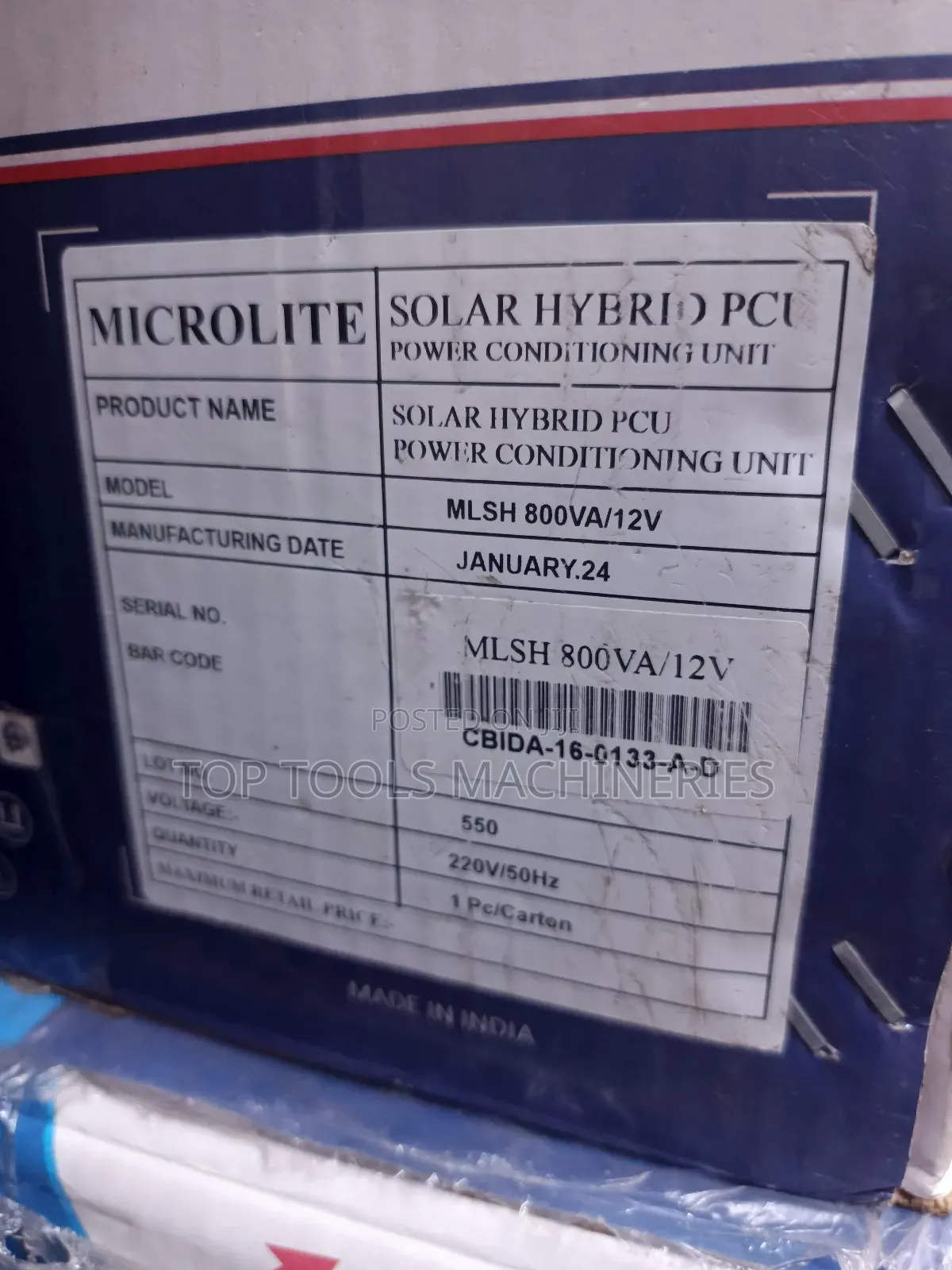 Microlite 800va 12V Hybrid Inverter