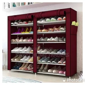 Double Shoe Rack With Cover