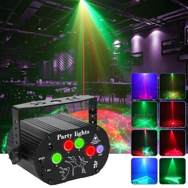 Party Lights, Chims Laser Light Show Sound Activated RGB